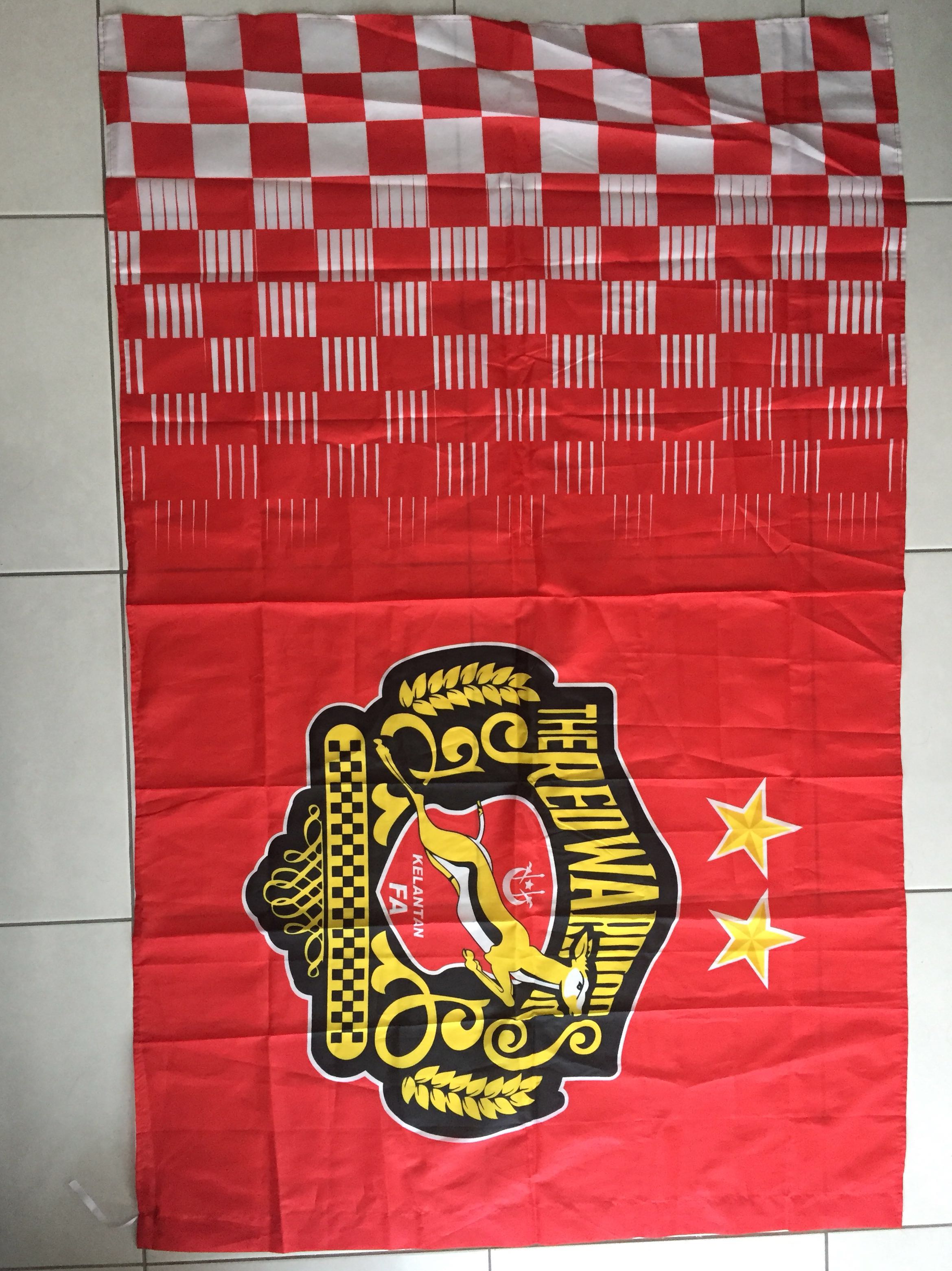 Kelantan The Red Warriors Flag Men S Fashion Accessories Others On Carousell