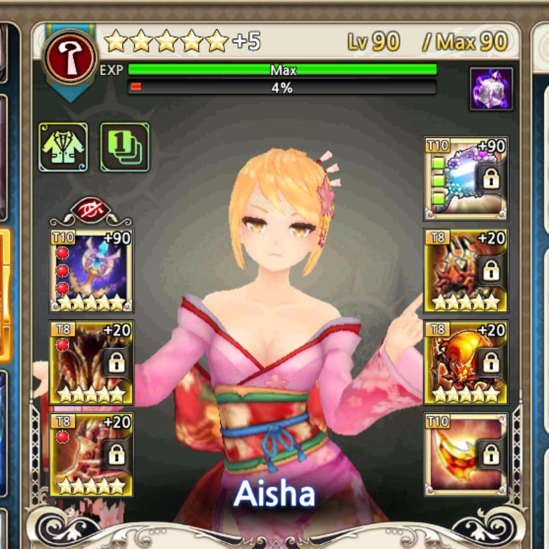King'S Raid 5* Aisha End-Game Asia Account, Video Gaming, Gaming  Accessories, Game Gift Cards & Accounts On Carousell