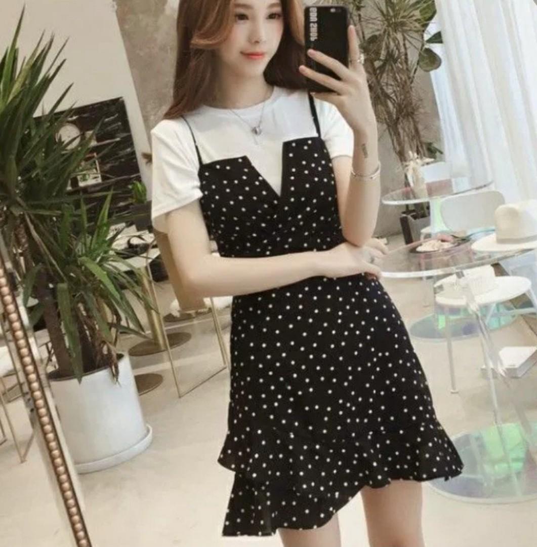 Dress korean style 2019 clearance