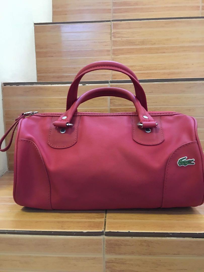 Lacoste Roll Bag, Women's Fashion, Bags & Wallets, Crossbody Bags on