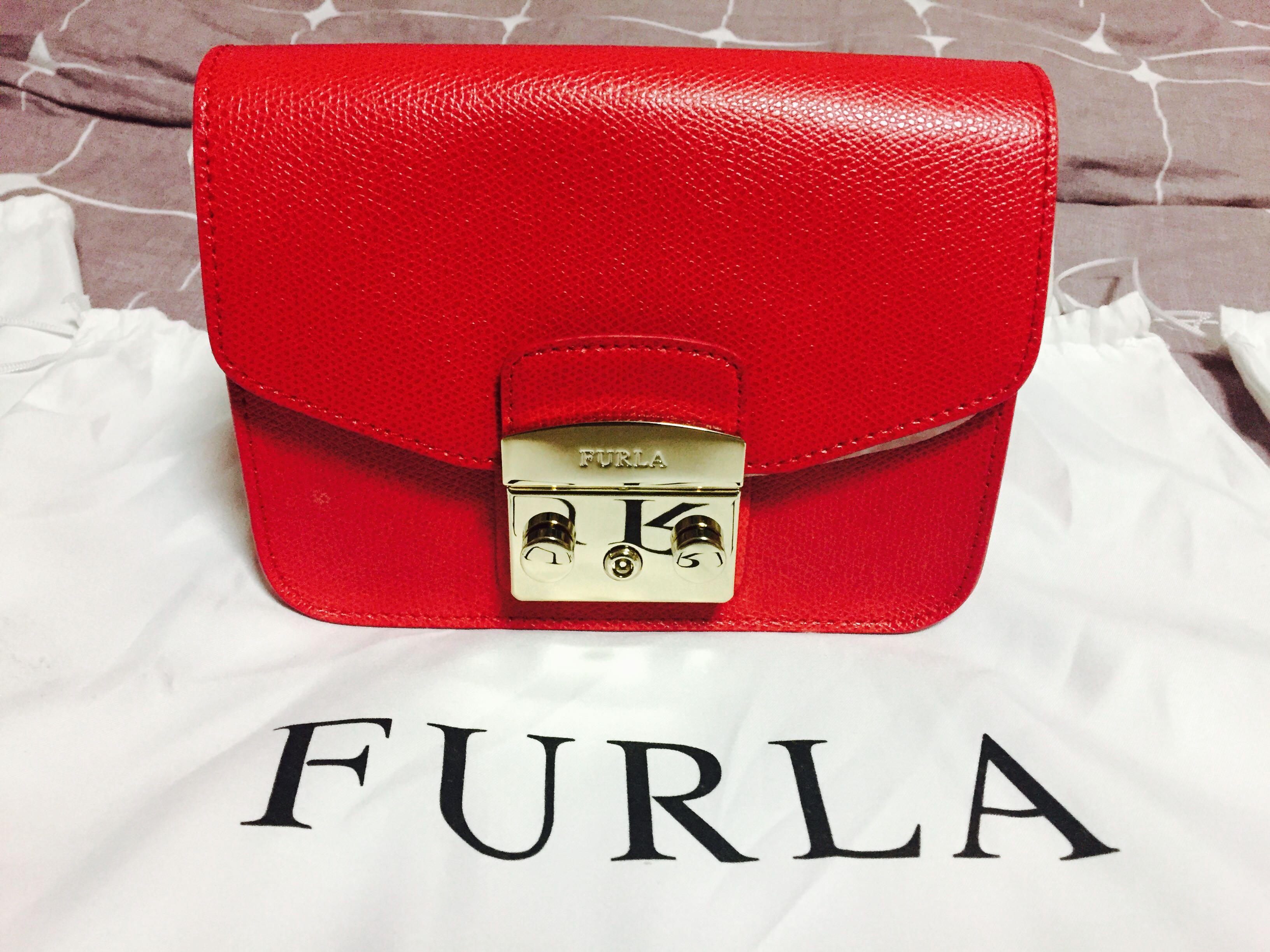 Furla metropolis clearance mini crossbody ruby