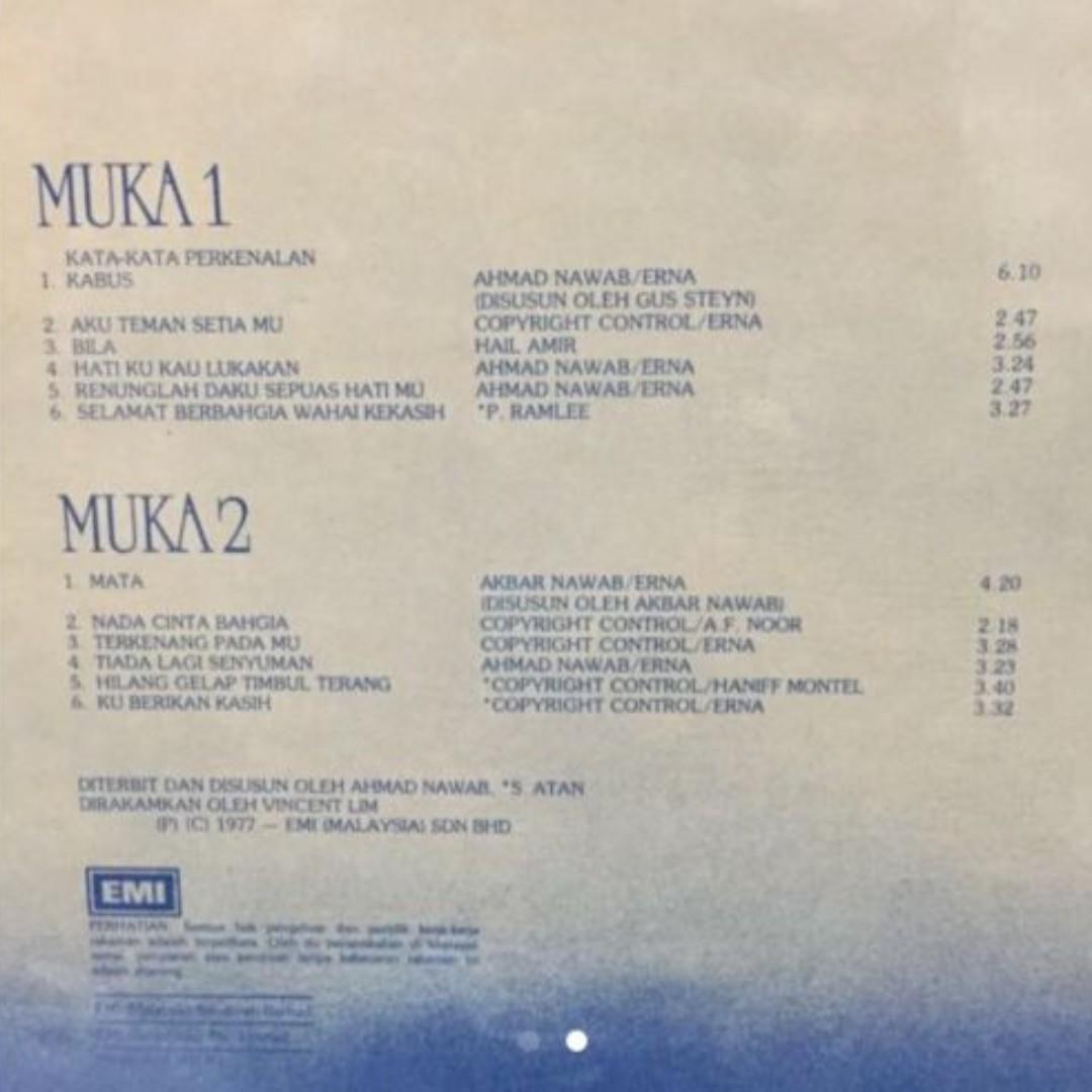 Malay Hail Amir Kabus Vinyl Lp Record Music Media Cds Dvds Other Media On Carousell