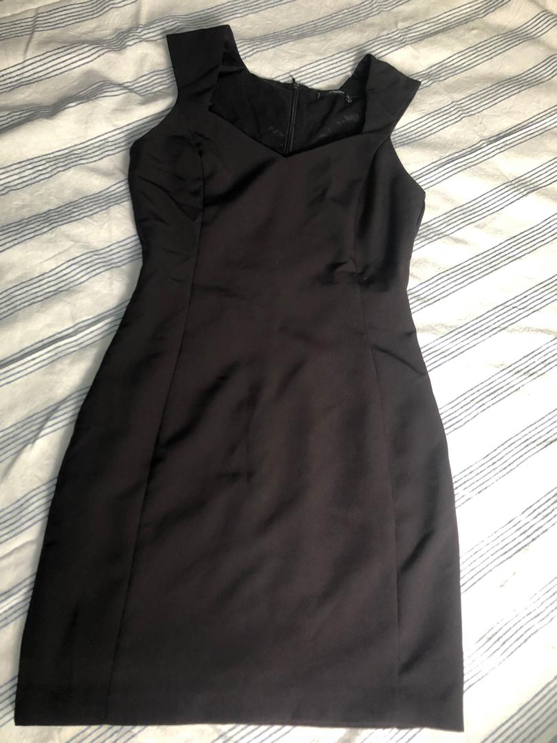 Mango black dress 2019 cheap
