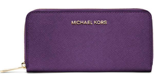 lavender michael kors wallet