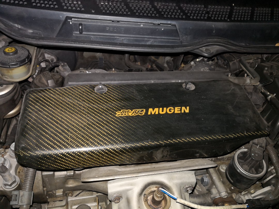 Mugen engine cover for R16/R18, Car Accessories, Accessories on Carousell