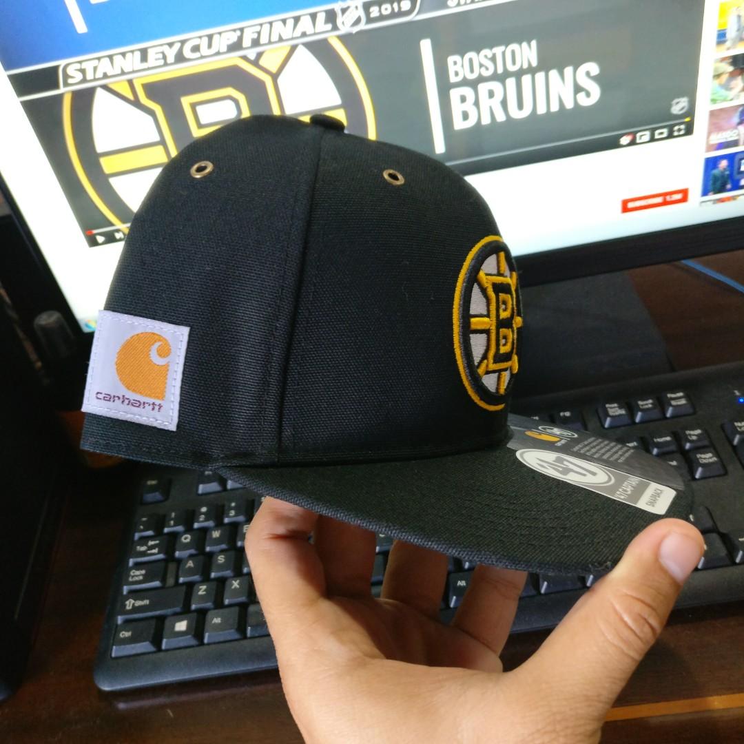 NHL BOSTON BRUINS x 47 BRAND x CARHARTT SNAPBACK CAP