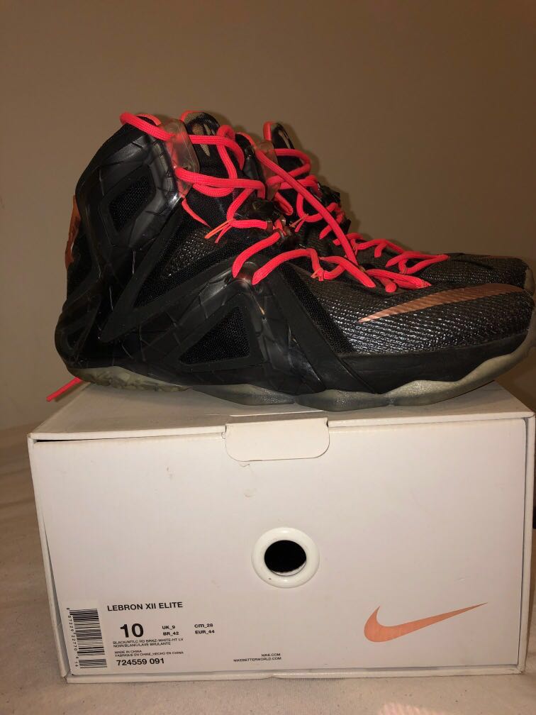 Lebron 12 elite rose gold outlet