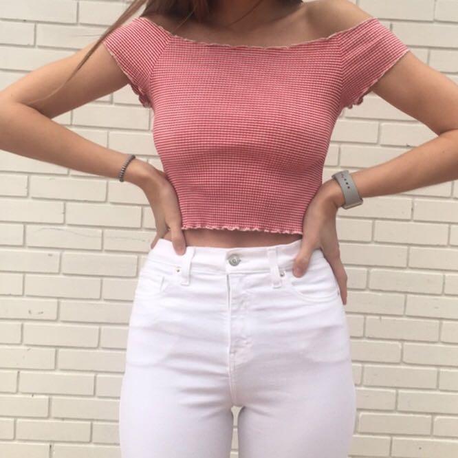 Off The Shoulder Top Women S Fashion Clothes On Carousell