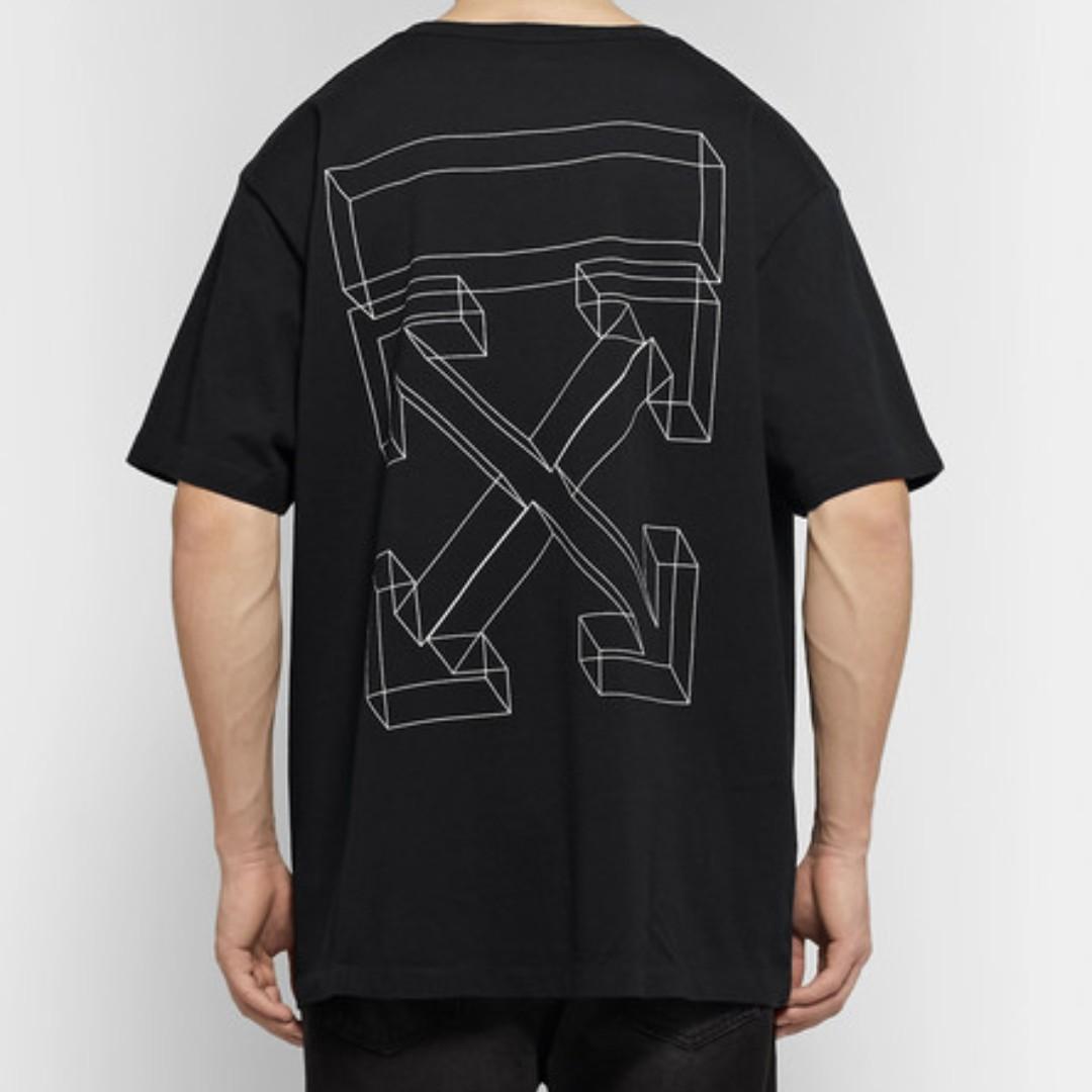 OFF WHITE 3D MARKER S S T SHIRT Men s Fashion Tops Sets Tshirts Polo Shirts on Carousell