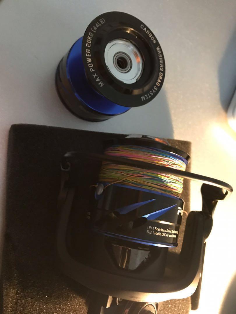 Piscifun Spartan 5000 with spare spool( good heavy duty reel ), Sports