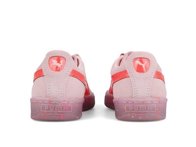 PUMA x Sophia Webster Women s Suede Crystal Rose Firey Coral