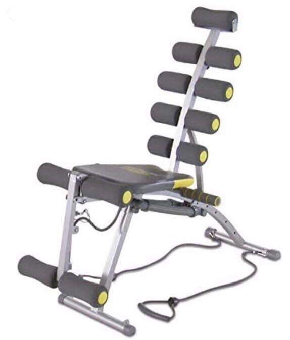 Rock Gym 6-in-1 Body Workout (Category: Other Sports Equipment and Supplies) located in Mandaluyong City. Submitted by lilspace (Listing ID 231401444, Image 1). Description: Bought in Australia, used a few times only. Shipped from Sydney and in a very good condition. Easy to assemble and folds for storage. Measures 42" x 24" x 38"; weighs 20 lbs; supports up to 220 lbs. Checkout https://youtu.be/8lw9zquyuLE on how to use 😉.