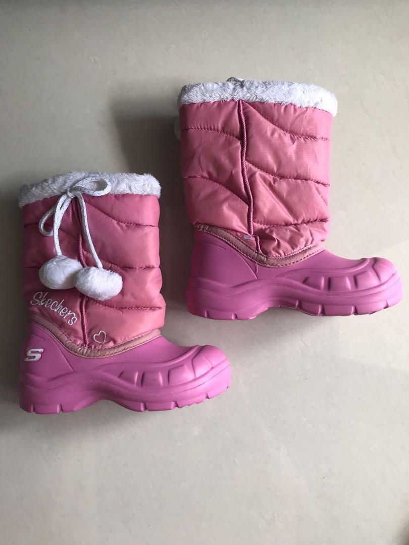skechers girl boots