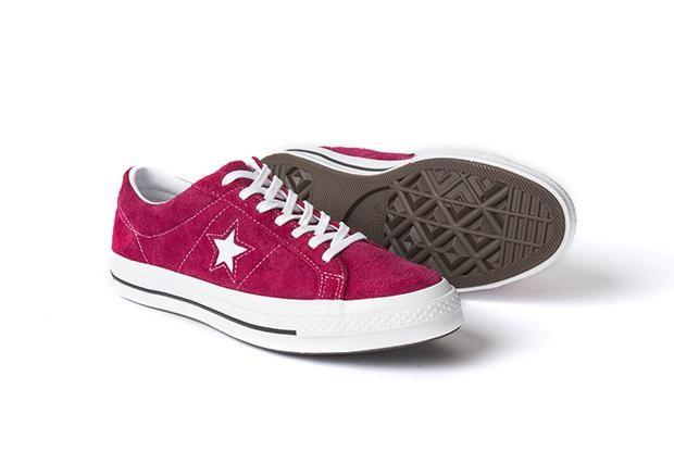 one star pink converse