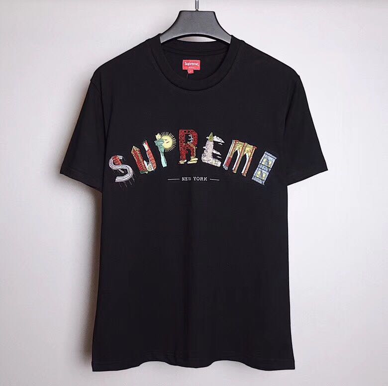 supreme city arc tee black