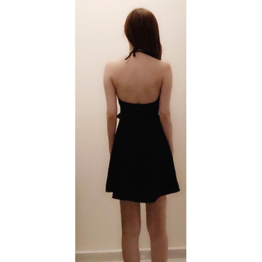ultra low back dress
