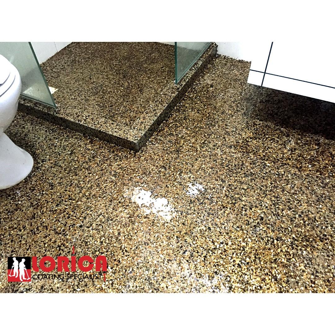Toilets Bathrooms Flooring Change Tiles No Hacking Epoxy