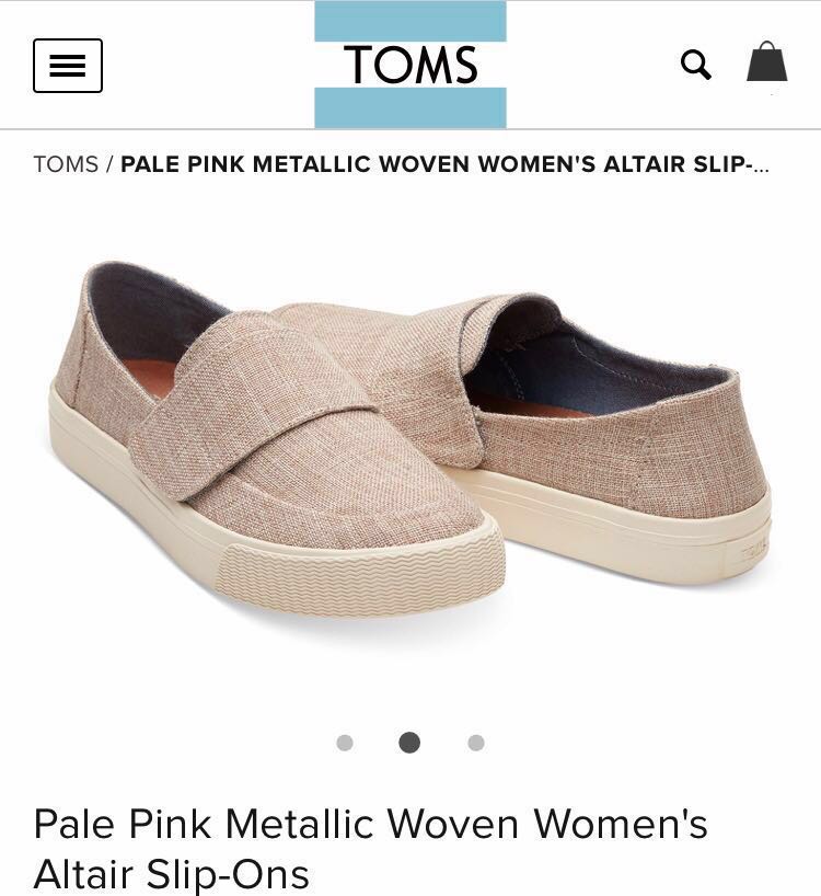 Toms Altair slip ons, Women's Fashion 