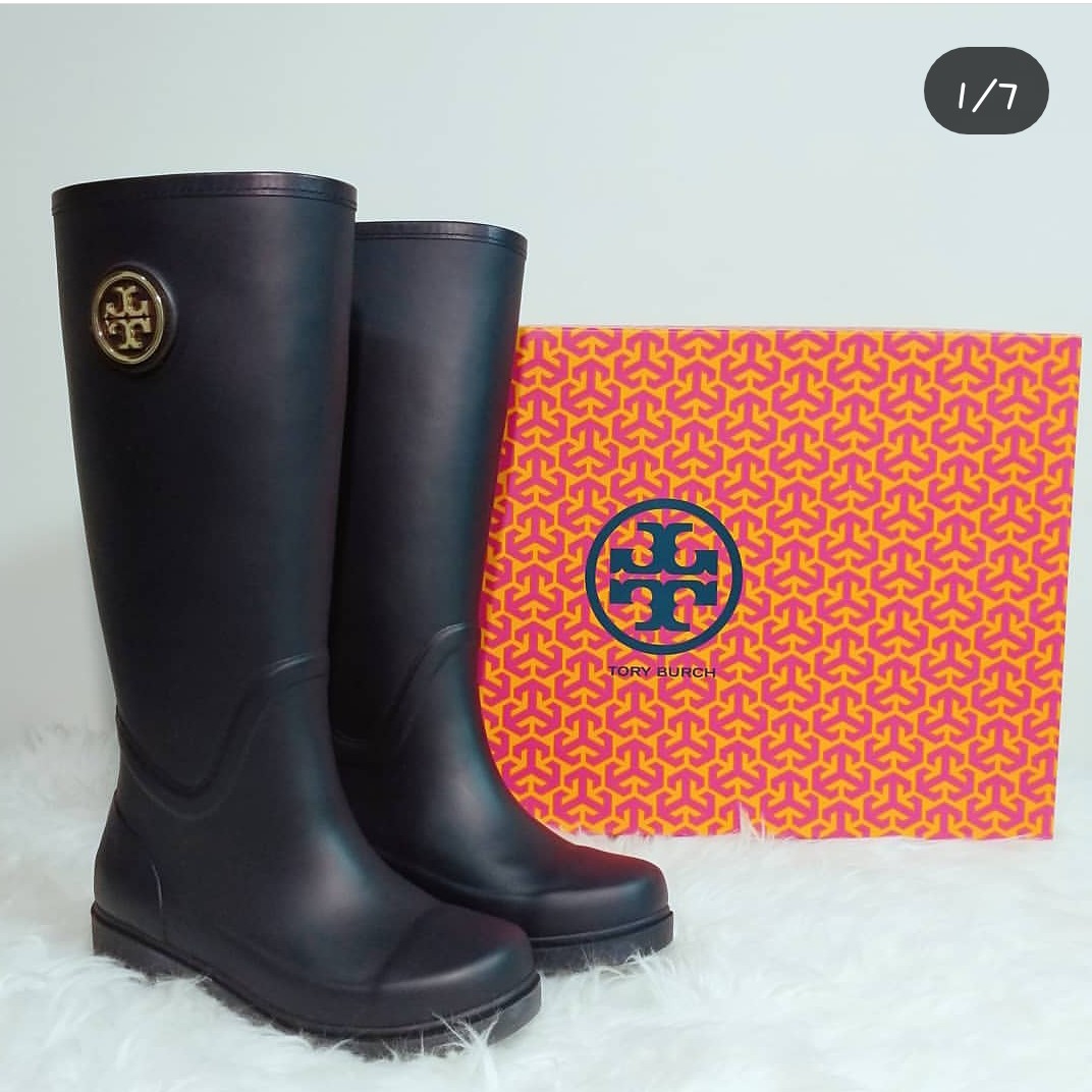 tory burch sarah rain boots