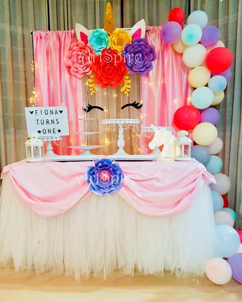 Unicorn Theme Birthday Party Babies Kids Babies Apparel On