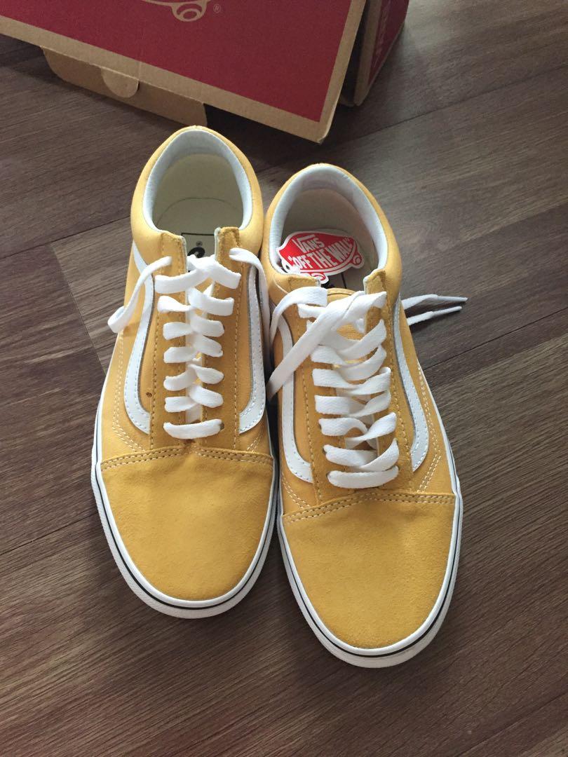 ochre yellow vans