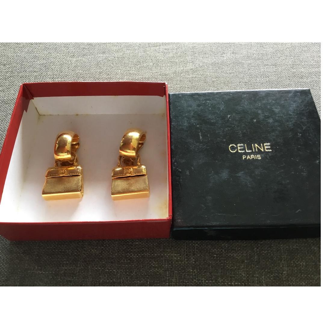 Celine clip on earrings cheap