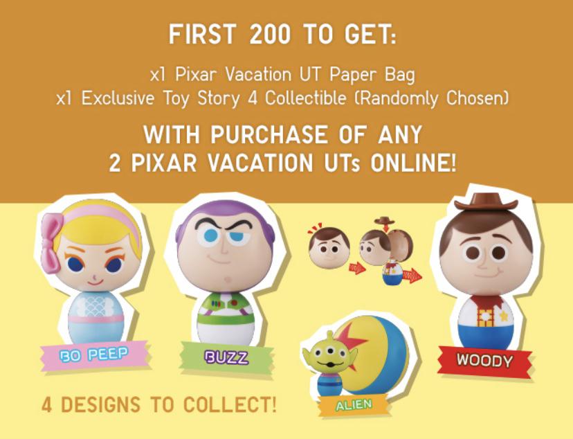 WTT Uniqlo Pixar Vacation UT Collectible Hobbies Toys Toys Games on Carousell