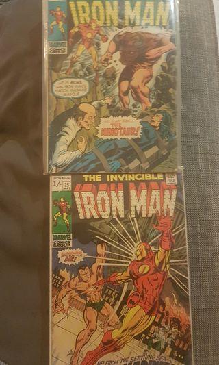 1970 Invincible Iron Man #24 &25