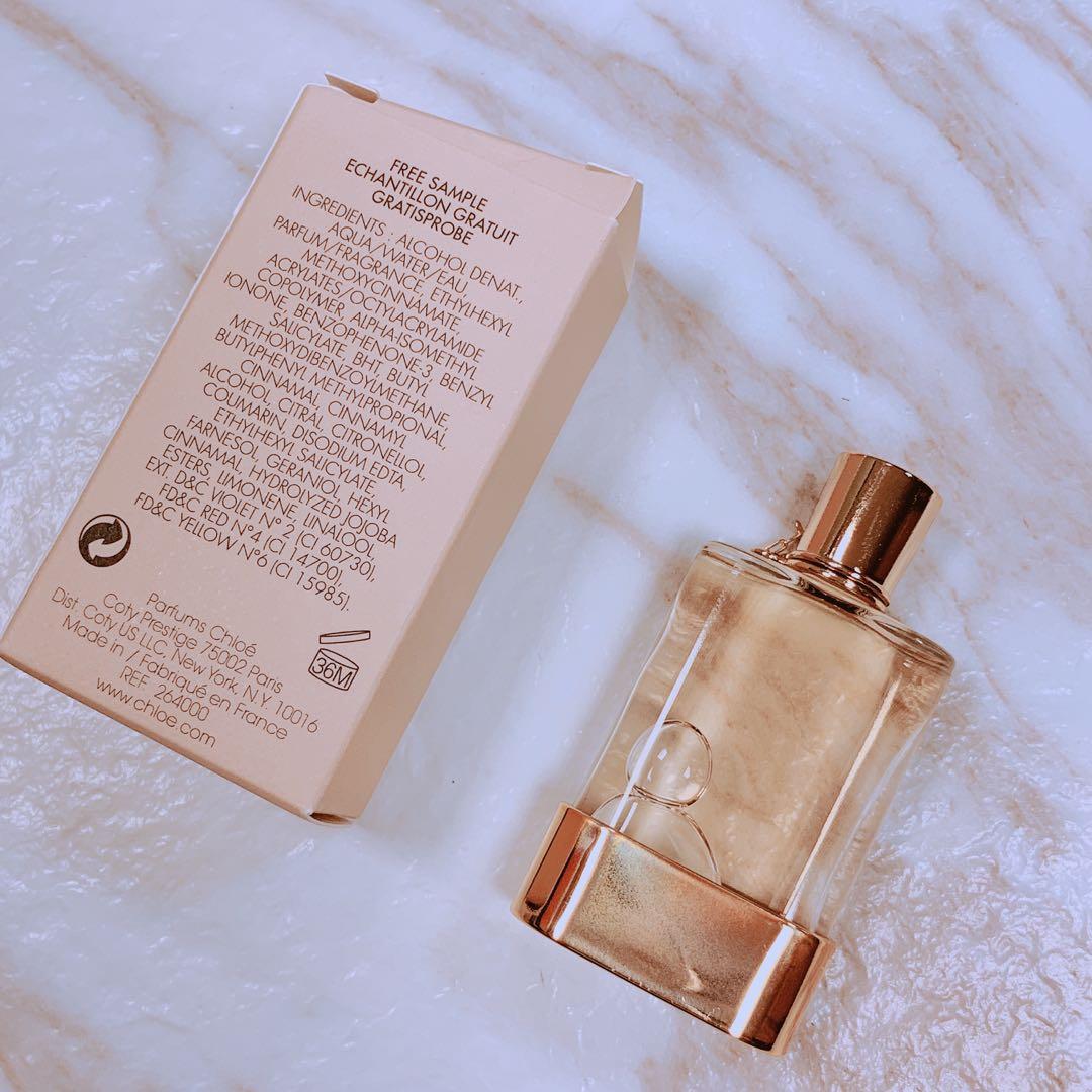 $95 Chloe love Edp mini 5ml 絕香水爽身粉香味香水版迷你版（絕對值得