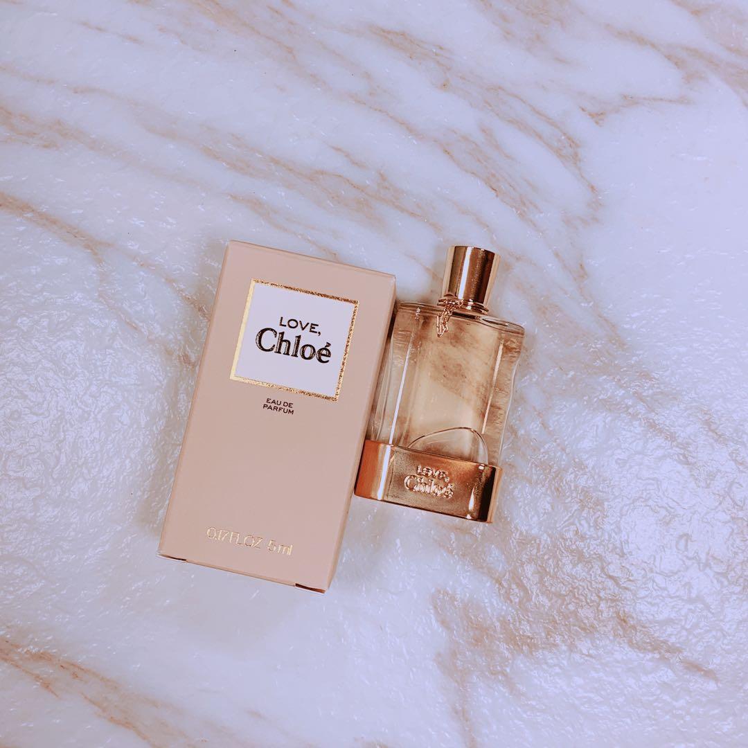 $95 Chloe love Edp mini 5ml 絕香水爽身粉香味香水版迷你版（絕對值得