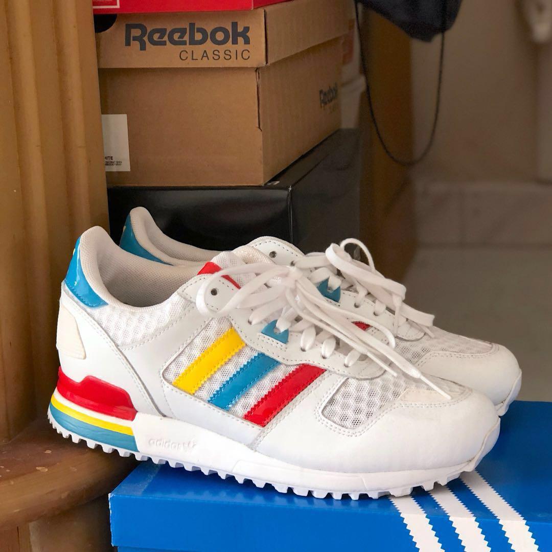 Adidas Originals ZX700W white red blue yellow, Women's Fashion, Shoes,  Sneakers on Carousell