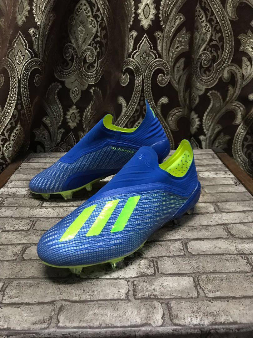 Adidas X18 Football Boots Gred Triple A Size UK8 US8.5