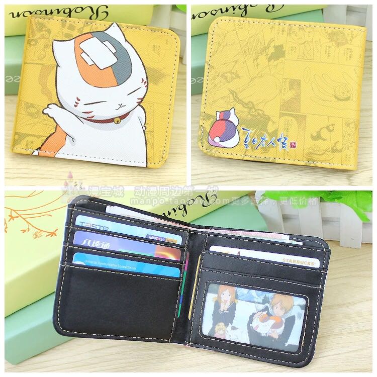Anime Wallet Natsume Yuujinchou Nyanko Sensei Cute Kawaii Short Wallet 动漫钱包 夏目友人帐 Entertainment J Pop On Carousell