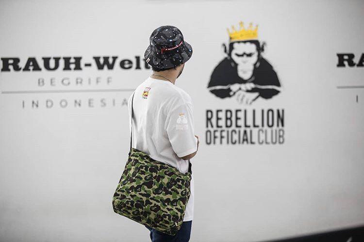 bape space camo bucket hat