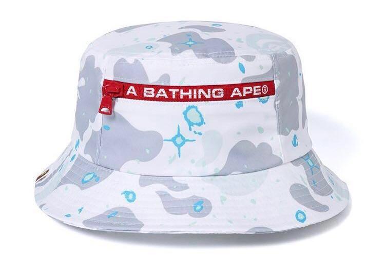 bape space camo bucket hat