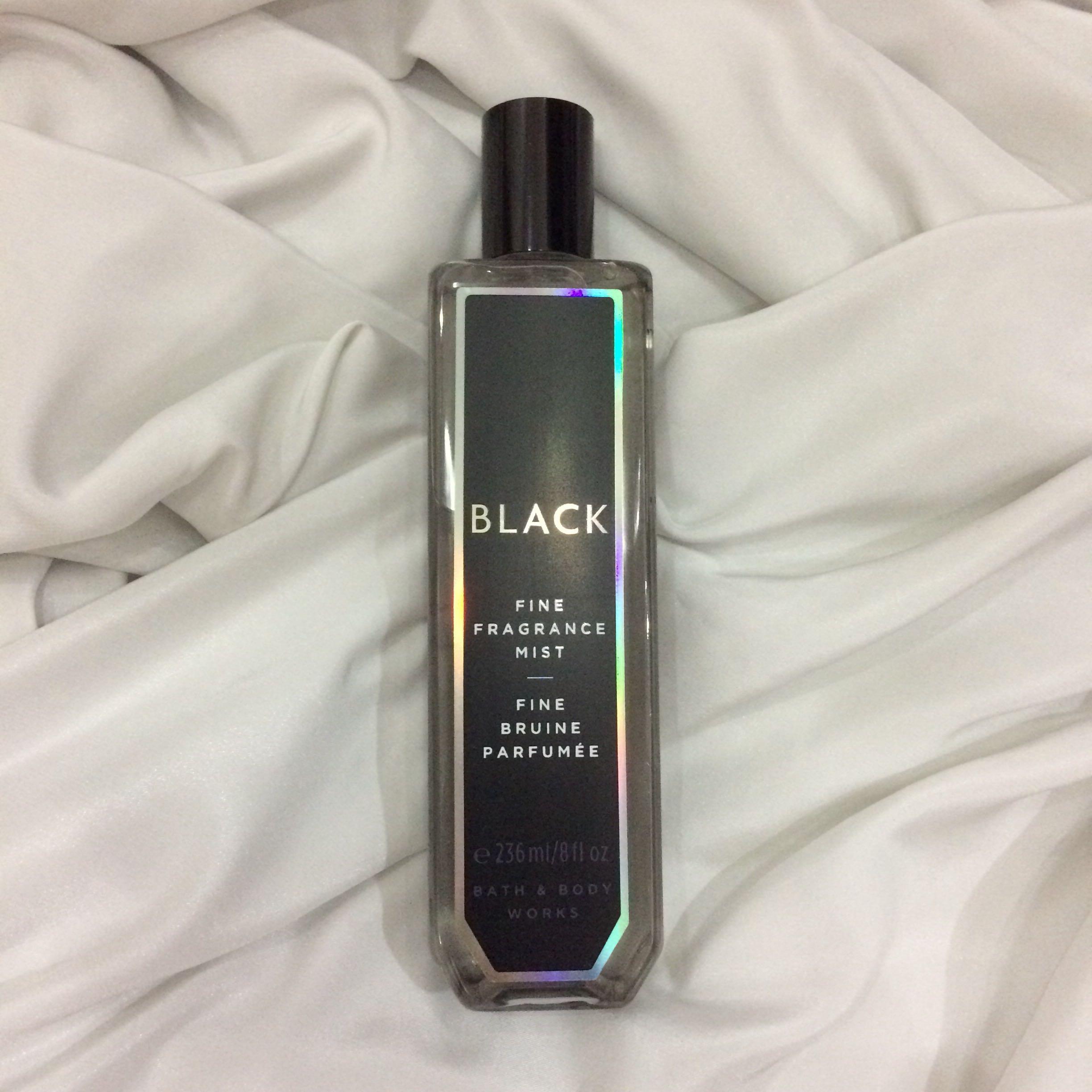 Black fine online fragrance mist