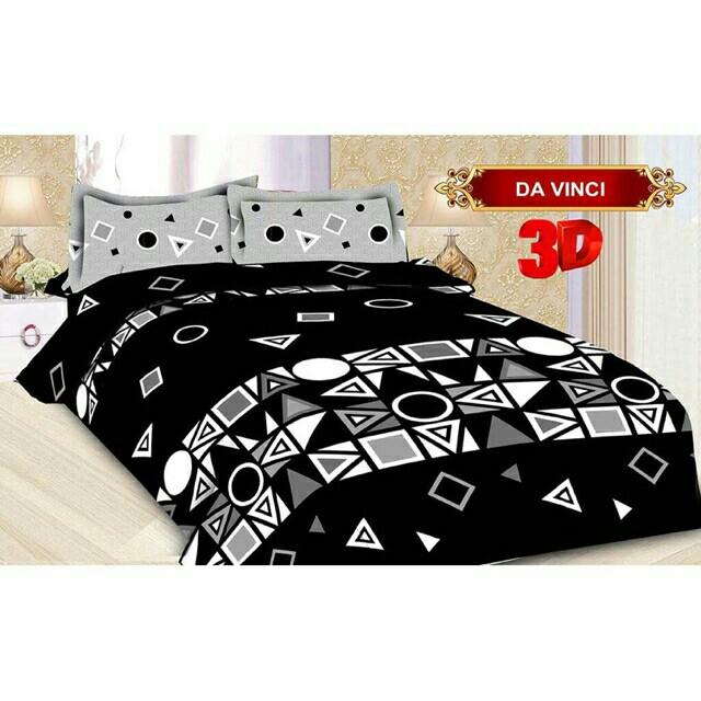 Bed Cover Flat Bonita Ukuran 220x220 Motif Da Vinci Perabotan Rumah Di Carousell