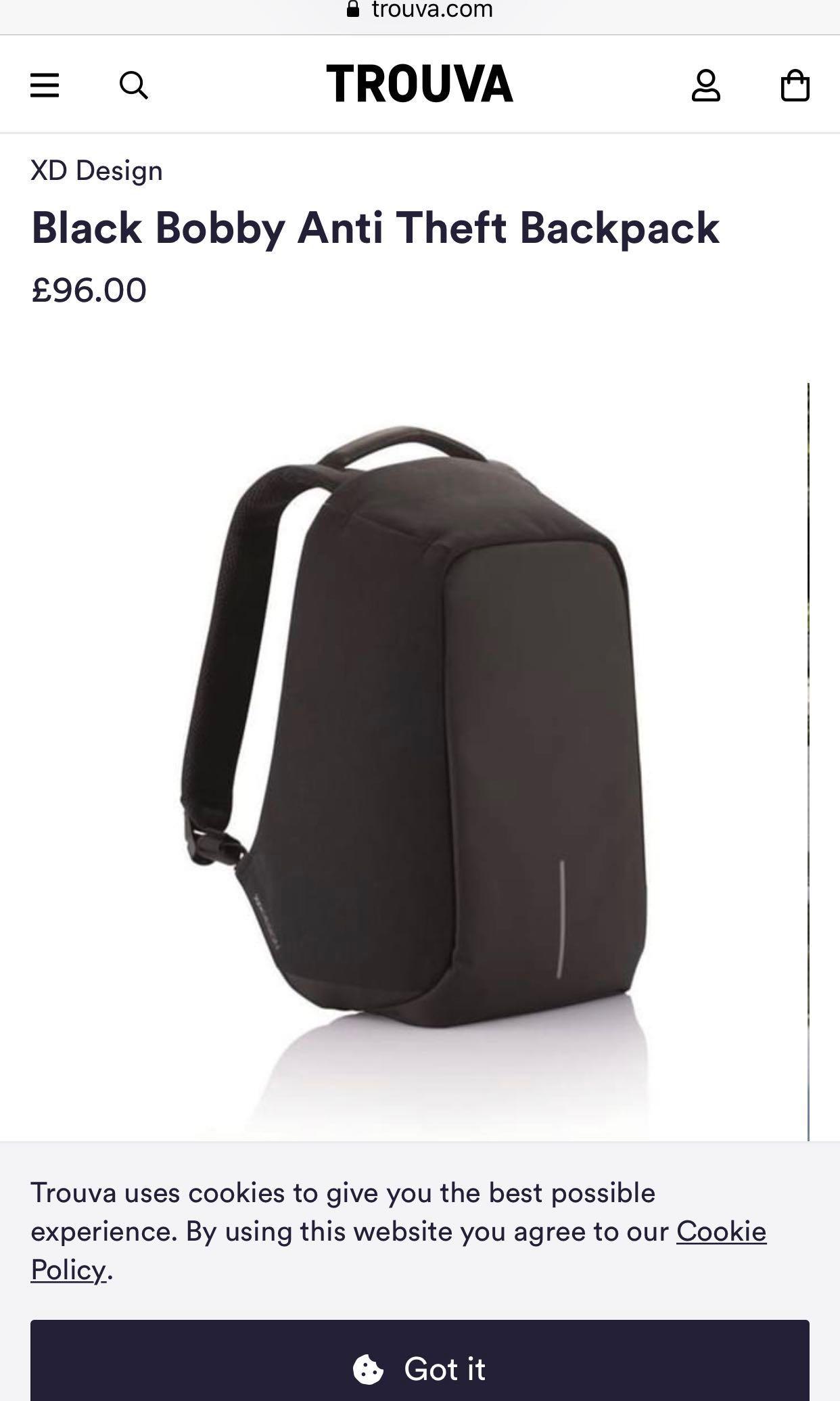 theft proof bag