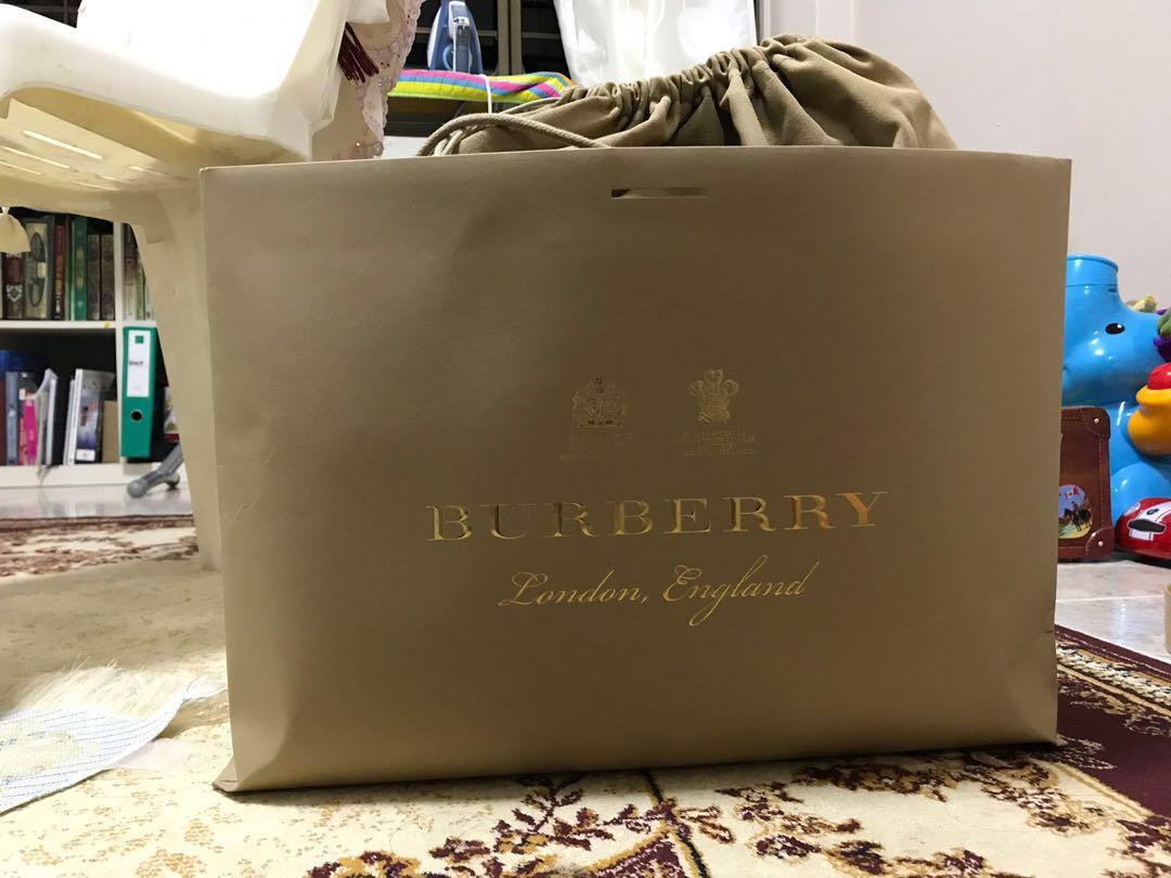 Burberry Shoulder Bag Burgundy