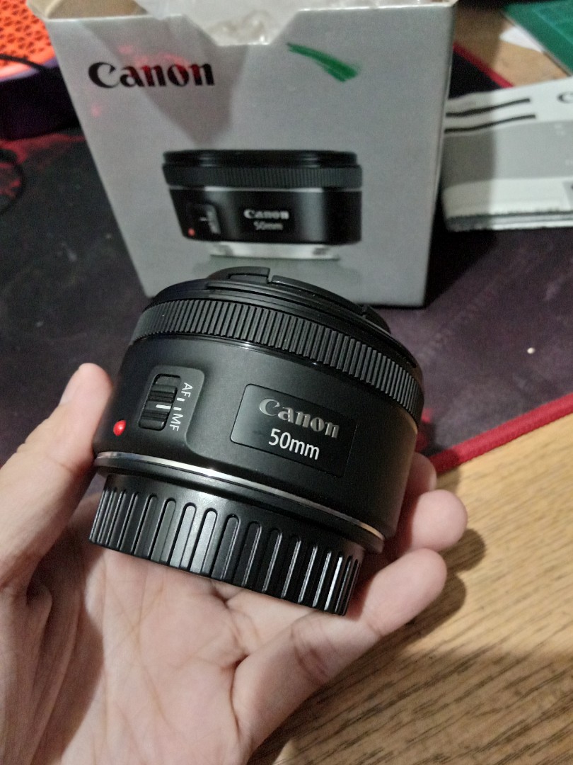 Canon 50mm f/1.8 STM prime lens, Photography, Lens & Kits on Carousell