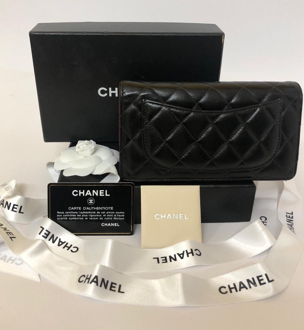 Chanel Black Classic Long Zipped Wallet – Votre Luxe