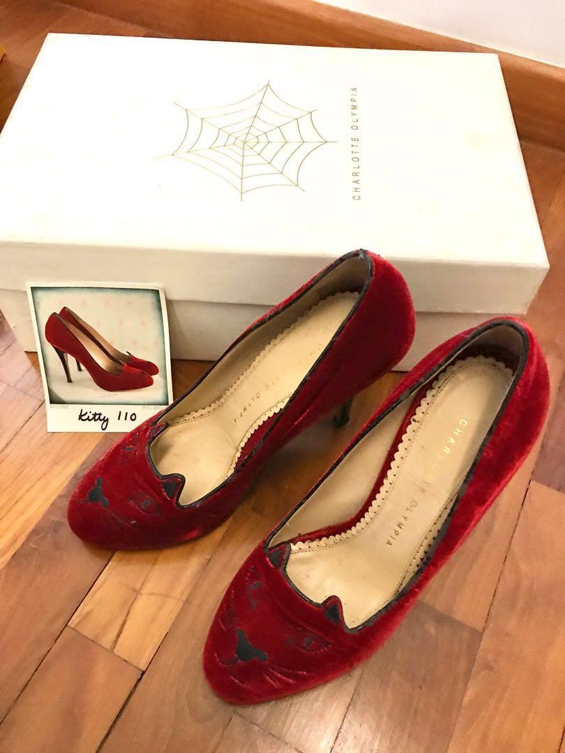 Charlotte Olympia Kitty Heels Pumps