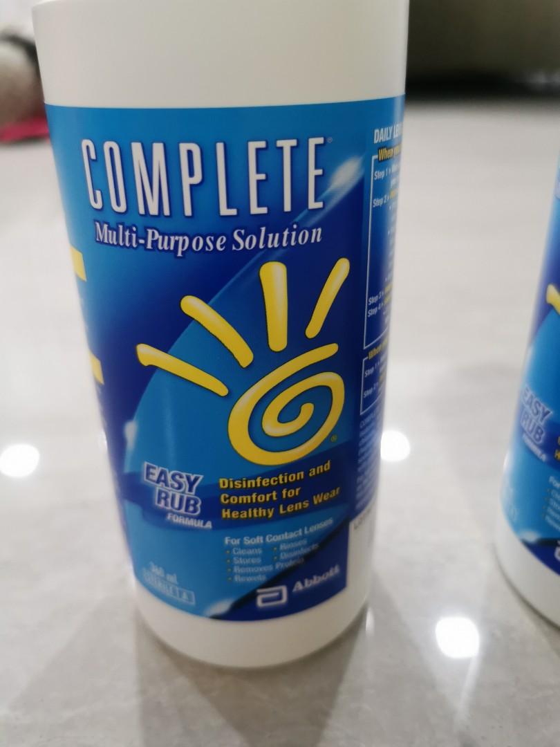 Complete Contact lens solution, Beauty & Personal Care, Bath & Body ...
