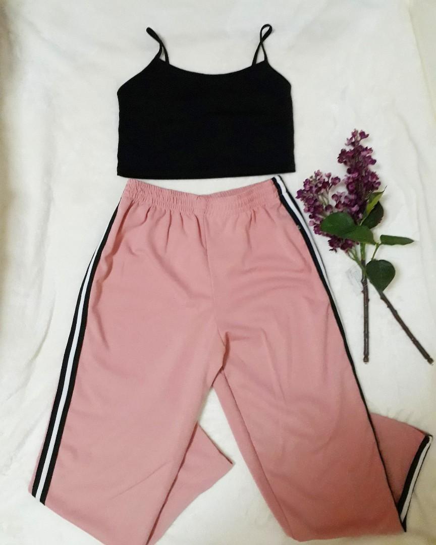 cropped tracksuit pants