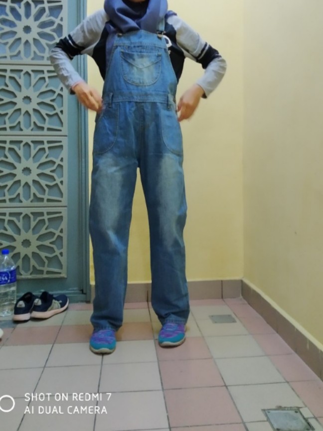 Baju jumpsuit shop jeans