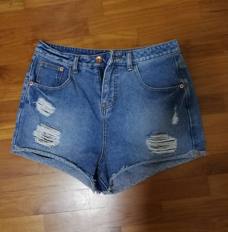 marks and spencer denim shorts