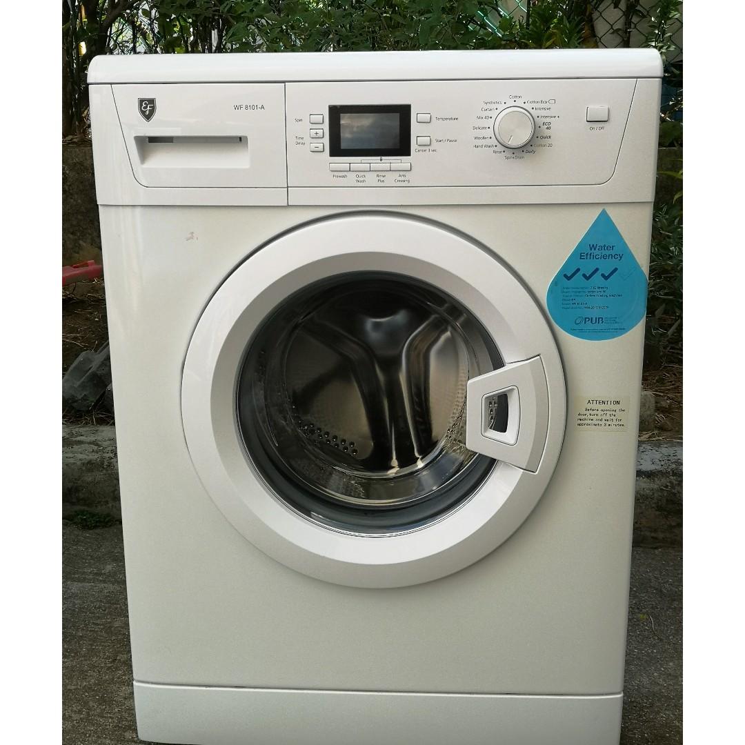 Ef Wf8101ae Washing Machine Italian Brand Tv Home Appliances Washing Machines And Dryers On Carousell