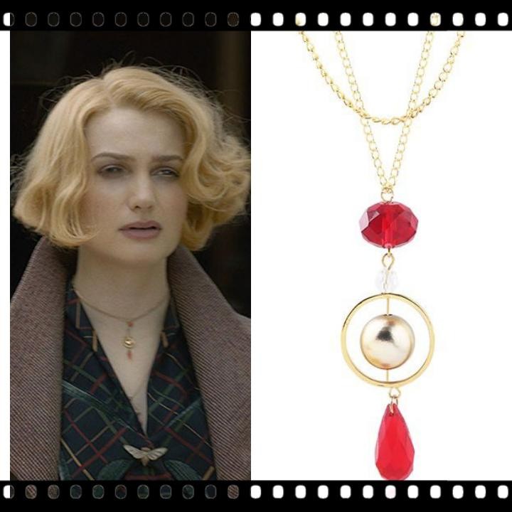 Fantastic Beast 2 Crimes of Grindelwald Queenie Goldstein Red Ruby