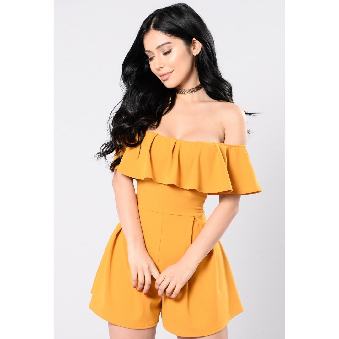 Fashion nova romper dress top