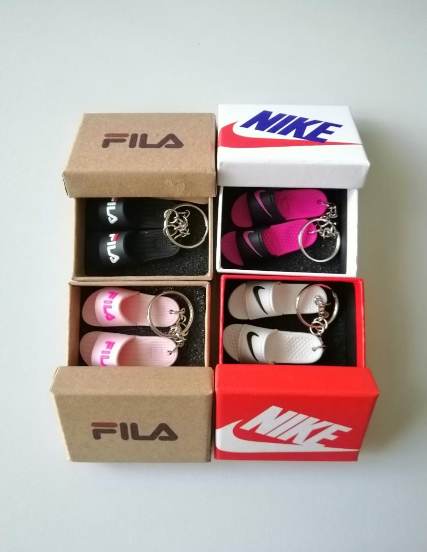 Mini fila shoe keychain sales